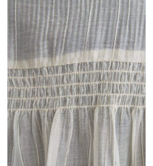 ikka「バックシャーリングシアーシャツ」|シャツ・ブラウス|