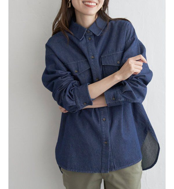 ikka「オーバーシャツ」|シャツ・ブラウス|