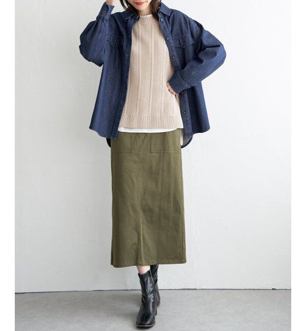 ikka「オーバーシャツ」|シャツ・ブラウス|