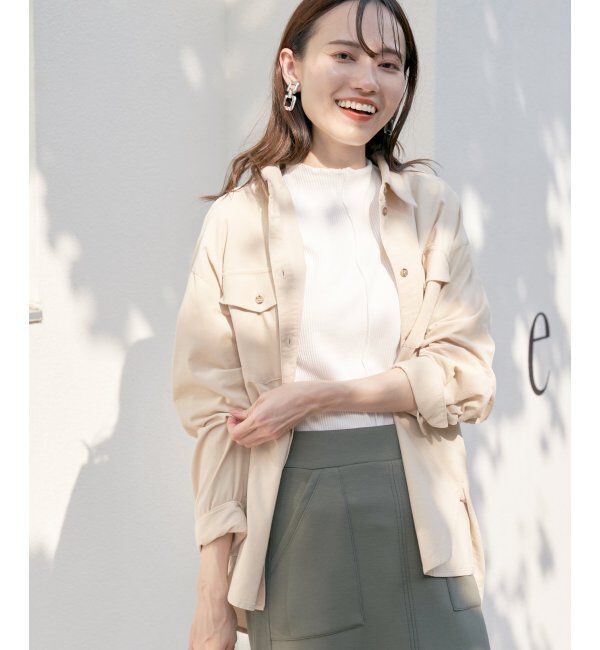 ikka「オーバーシャツ」|シャツ・ブラウス|