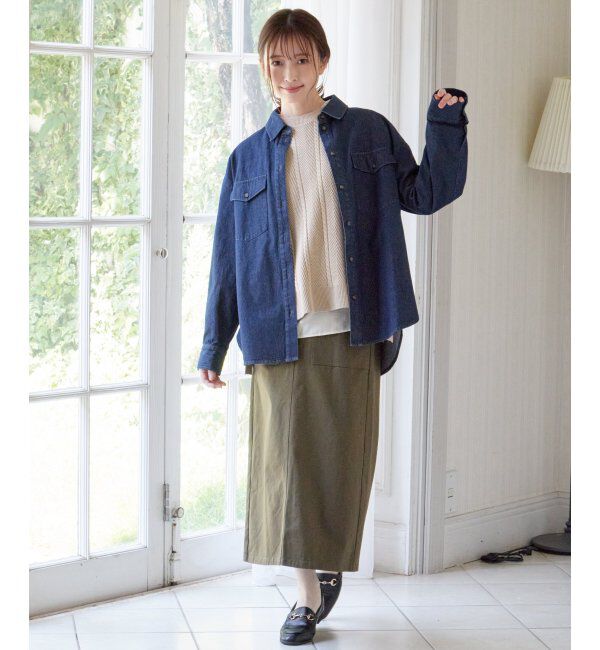 ikka「オーバーシャツ」|シャツ・ブラウス|