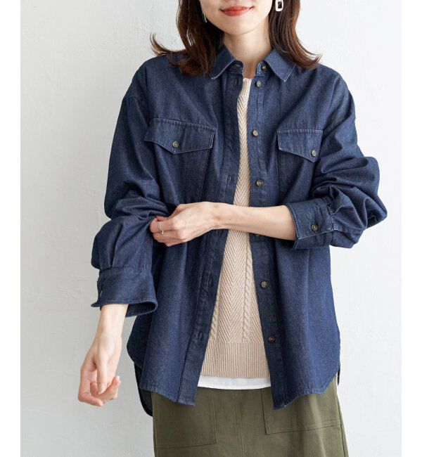 ikka「オーバーシャツ」|シャツ・ブラウス|