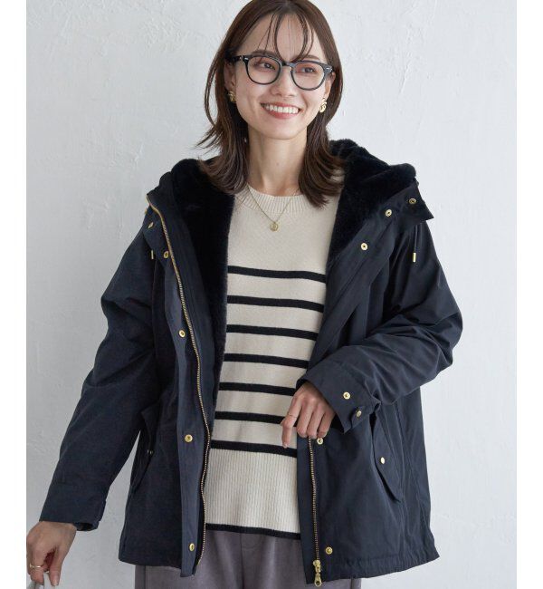 ikka「ライナー付き3WAYマウンテンパーカー」|ブルゾン・スタジャン|