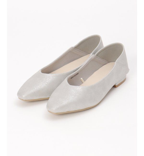 ikka「スクエアヒールパンプス」|その他|シルバー