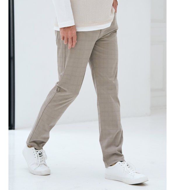 ikka「GOKU楽パンツ EASY STRETCH チェック5ポケット」|その他|