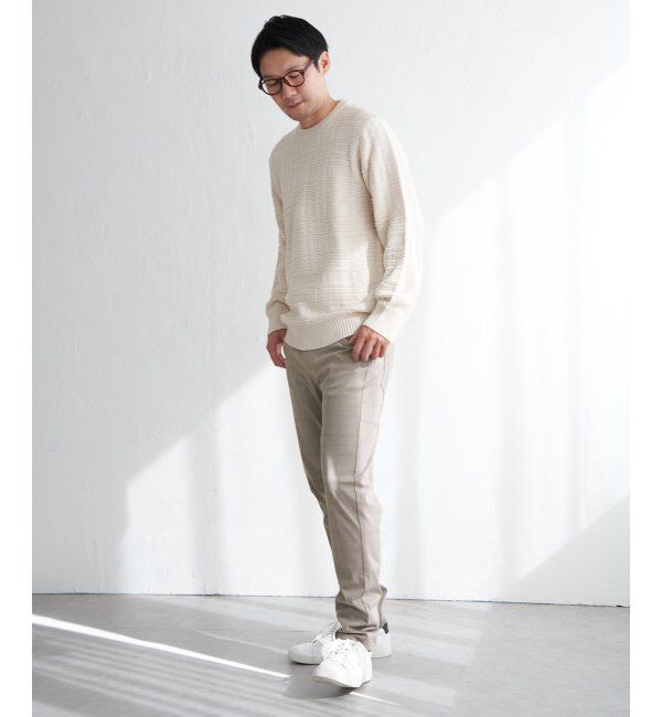 ikka「GOKU楽パンツ EASY STRETCH チェック5ポケット」|その他|