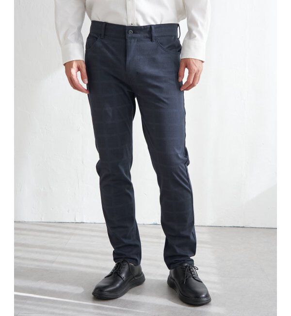 ikka「GOKU楽パンツ EASY STRETCH チェック5ポケット」|その他|