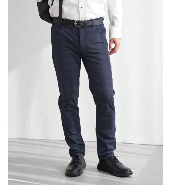 ikka「GOKU楽パンツ EASY STRETCH チェック5ポケット」|その他|