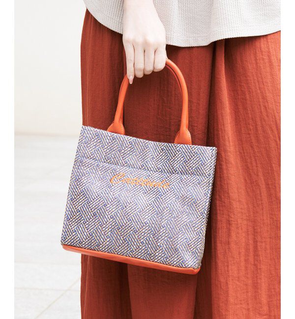 ikka「雑材シート2WAYショルダーバッグ」|その他|オレンジ
