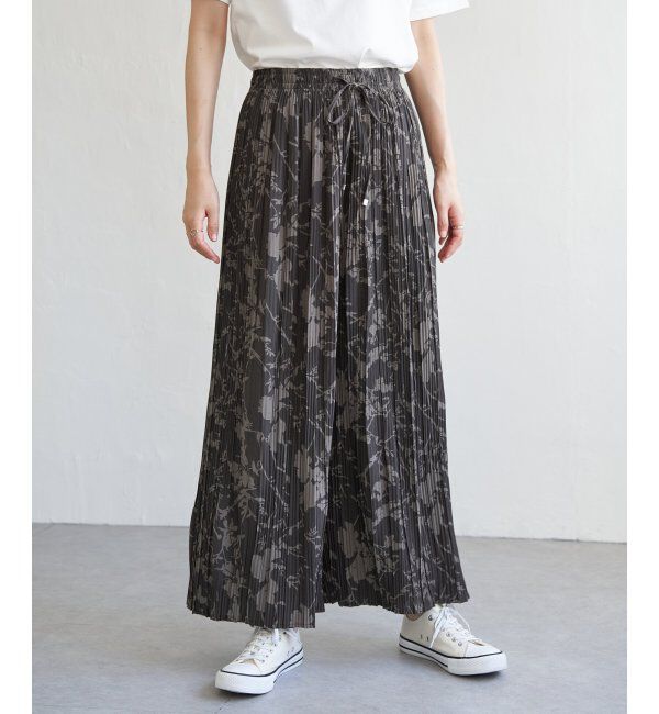 ikka「さらっとプリーツワイドパンツ」|その他|