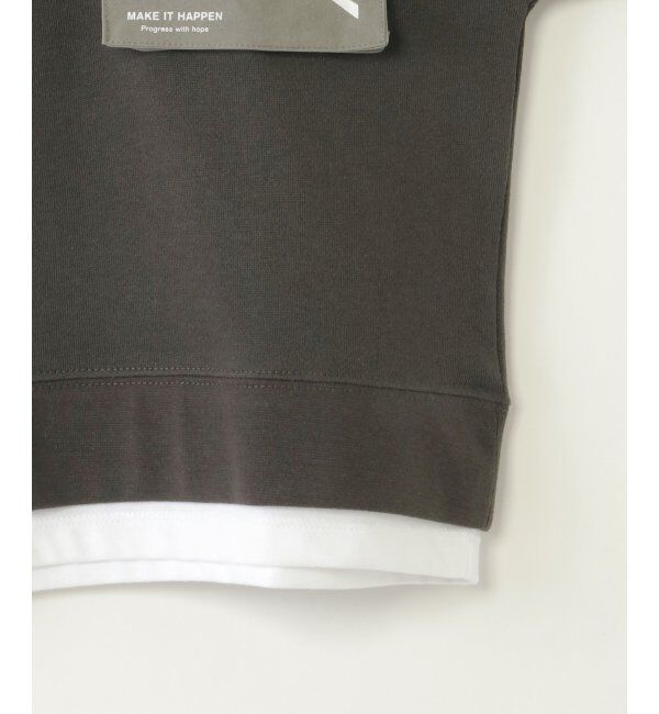 ikka kids「ＢＩＧポケロゴレイヤーＰＯ」|Tシャツ・カットソー|