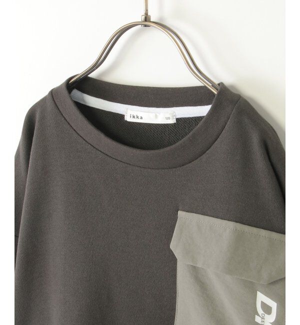 ikka kids「ＢＩＧポケロゴレイヤーＰＯ」|Tシャツ・カットソー|