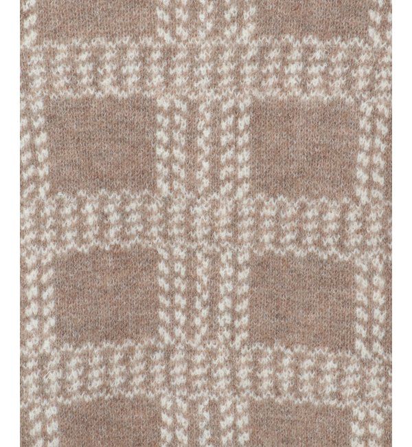 Lbc with Life「配色ニットショートカーディガン」|カーディガン|