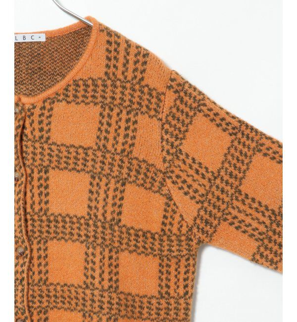 Lbc with Life「配色ニットショートカーディガン」|カーディガン|