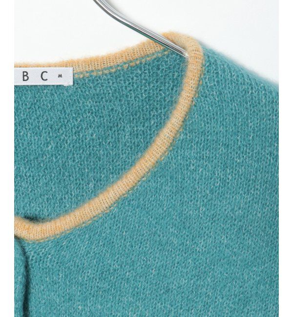 Lbc with Life「配色ニットショートカーディガン」|カーディガン|