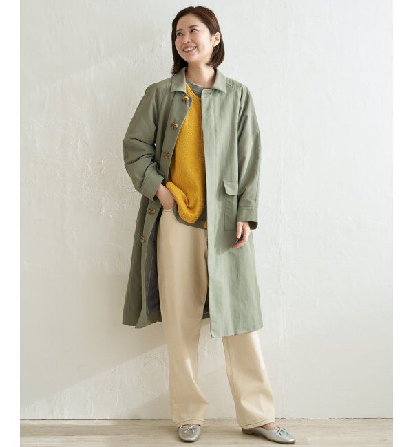 Lbc with Life「ナイロンワッシャーステンカラーコート」|その他|