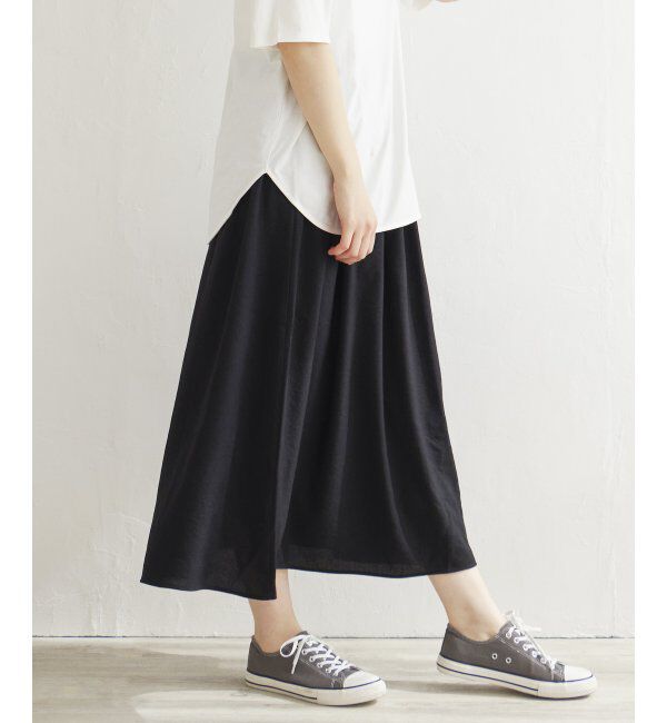 Lbc with Life「ギャザーロングスカート」|スカート|