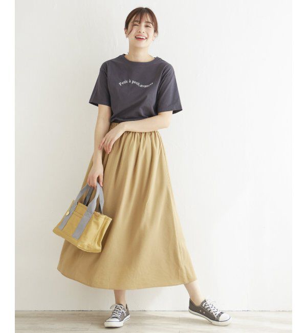 Lbc with Life「ギャザーロングスカート」|スカート|