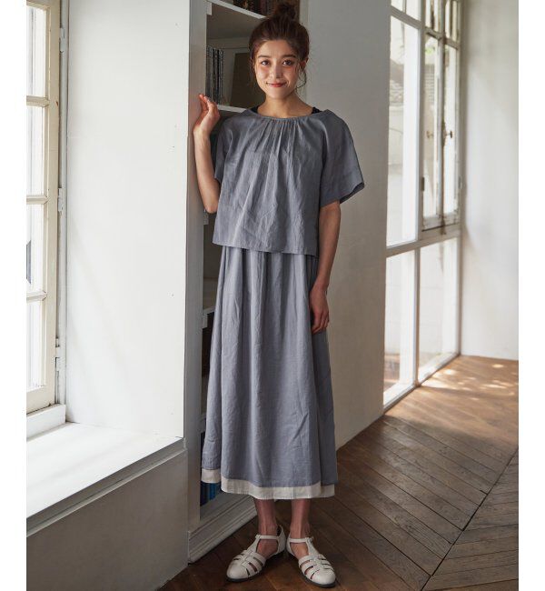 Lbc with Life「【2点セット】8WAYブラウスキャミワンピース」|ワンピース|アオケイ