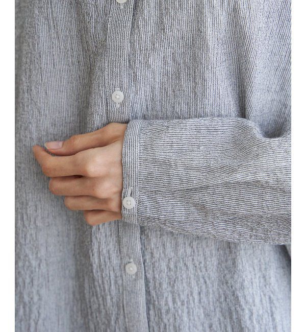 Lbc with Life「オーガニックコットン襟フリルブラウス」|シャツ・ブラウス|