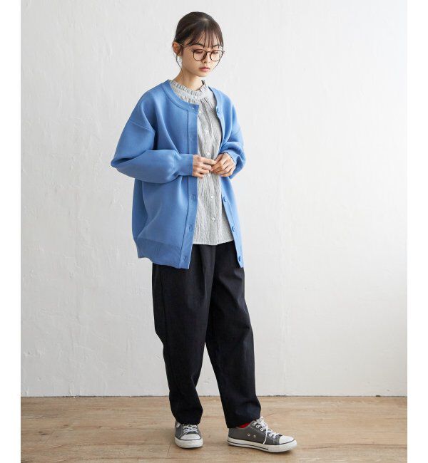 Lbc with Life「オーガニックコットン襟フリルブラウス」|シャツ・ブラウス|