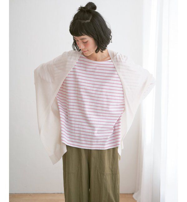 Lbc with Life「リネンライクトッパーカーディガン」|カーディガン|