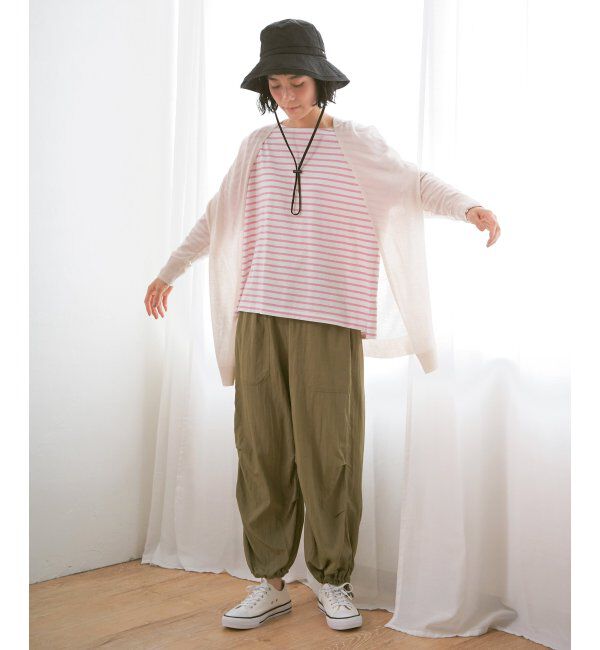 Lbc with Life「リネンライクトッパーカーディガン」|カーディガン|