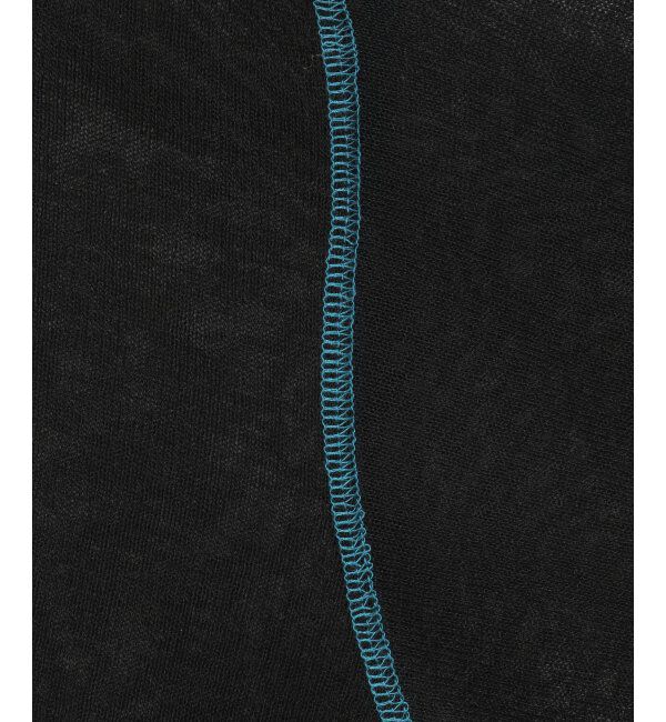 Lbc with Life「シアー配色ステッチプルオーバー」|カーディガン|