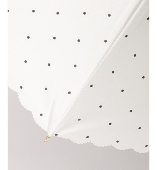 Lbc with Life「Wpc. 遮光ドットフラワーポイント 日傘 長傘」|傘|