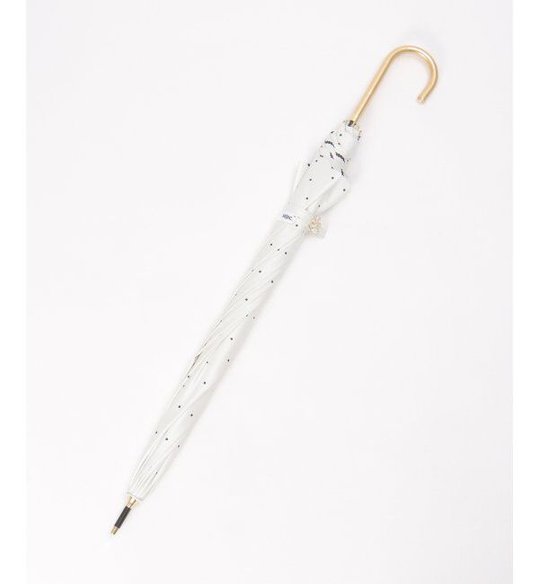 Lbc with Life「Wpc. 遮光ドットフラワーポイント 日傘 長傘」|傘|