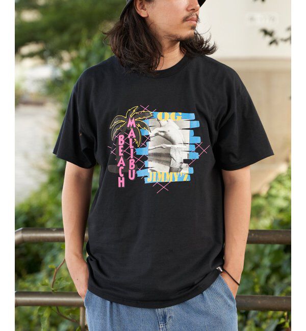 VENCE share style「JIMMY'Z MALIBU BEACH」|Tシャツ・カットソー|ブラック