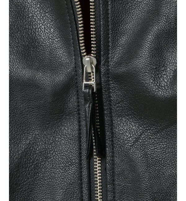 VENCE share style「【ユニセックス】VISION STREET WEAR ビジョンストリートウェア フェイクレザーブルゾン」|ブルゾン・スタジャン|