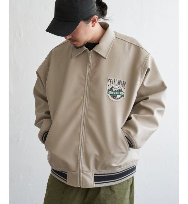 VENCE share style「【ユニセックス】VISION STREET WEAR ビジョンストリートウェア フェイクレザーブルゾン」|ブルゾン・スタジャン|