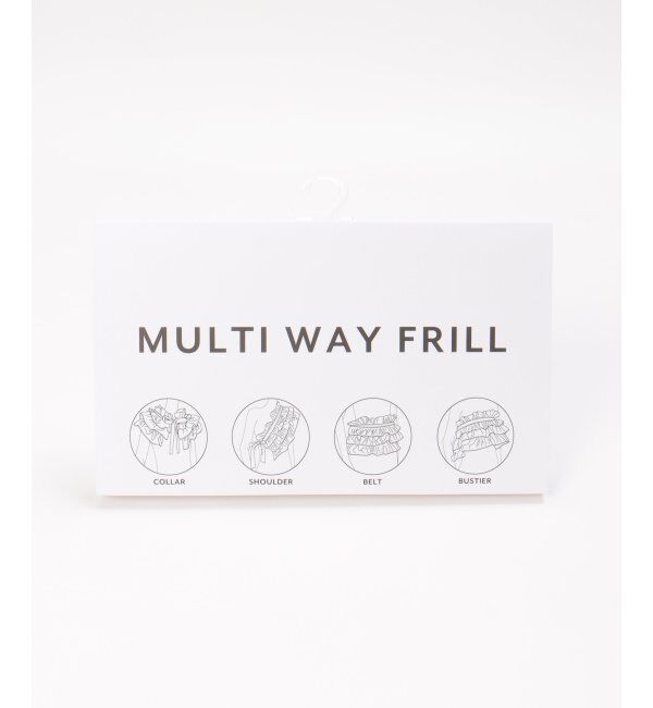 VENCE share style「オーガンジーマルチWAYフリル」|その他|