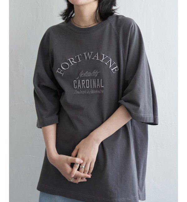 VENCE share style「FORTWAYNE ピグメントT」|Tシャツ・カットソー|チャコール