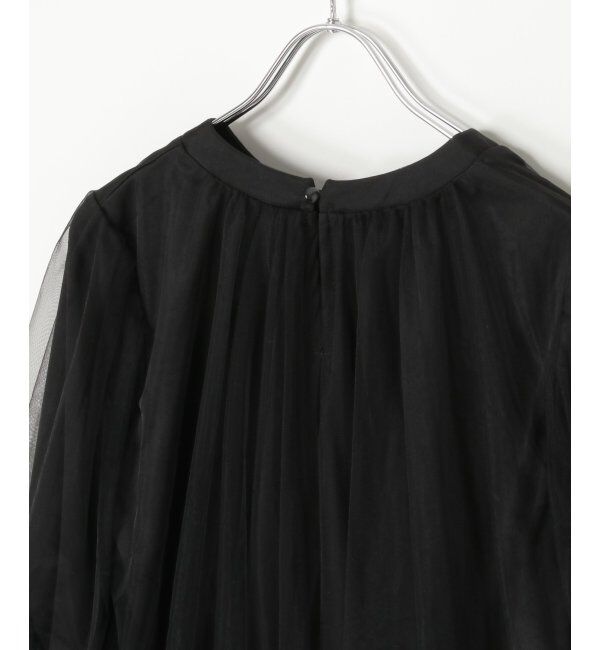 VENCE share style「チュールギャザーブラウス」|シャツ・ブラウス|