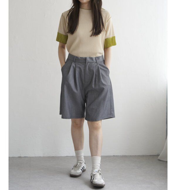 VENCE share style「TRツイルタックハーフパンツ」|その他|