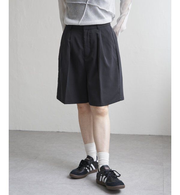 VENCE share style「TRツイルタックハーフパンツ」|その他|