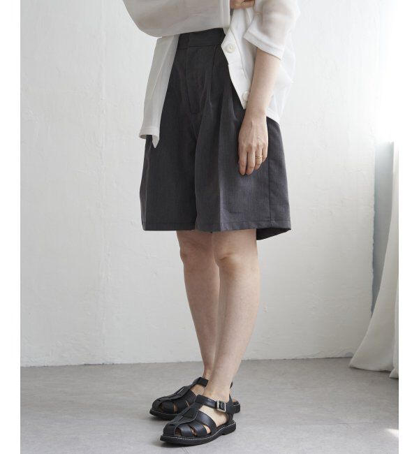 VENCE share style「TRツイルタックハーフパンツ」|その他|