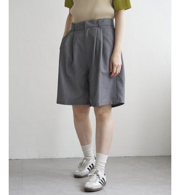 VENCE share style「TRツイルタックハーフパンツ」|その他|