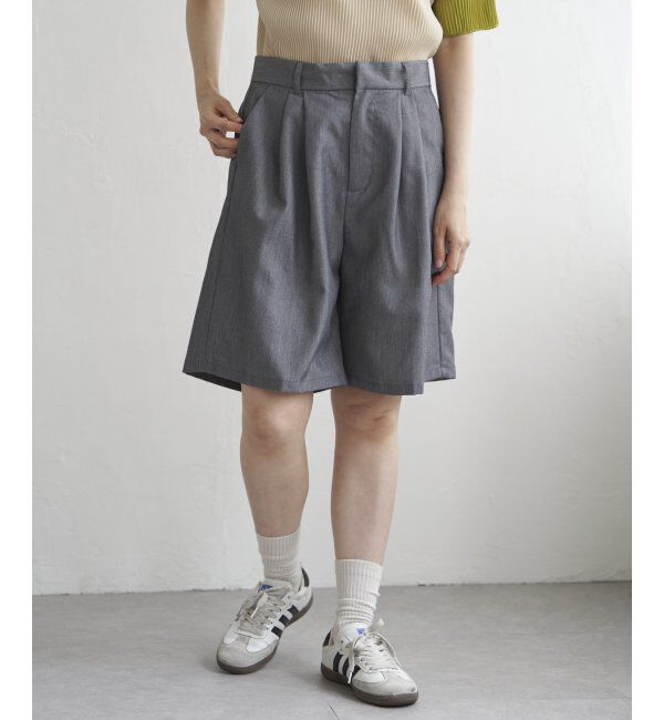 VENCE share style「TRツイルタックハーフパンツ」|その他|