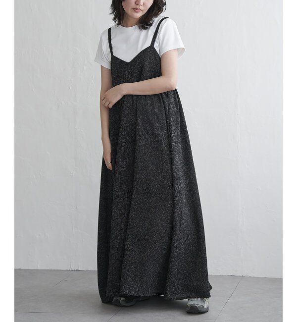 VENCE share style「サマーツィードキャミワンピース」|ワンピース|