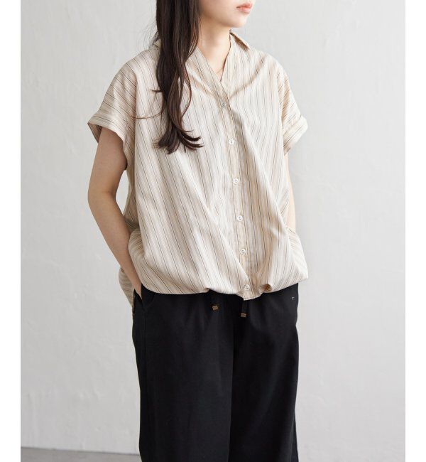 VENCE share style「タケノコタックストライプシャツ」|シャツ・ブラウス|