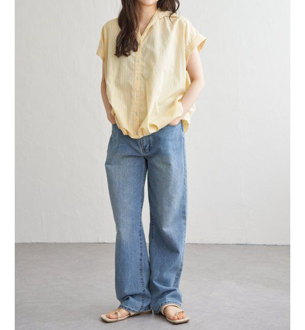 VENCE share style「タケノコタックストライプシャツ」|シャツ・ブラウス|