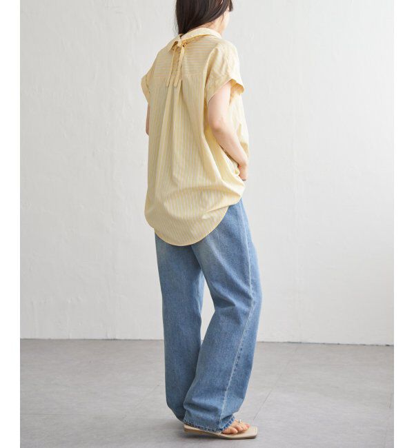 VENCE share style「タケノコタックストライプシャツ」|シャツ・ブラウス|