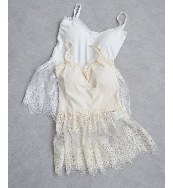 VENCE share style「レースペプラム切り替えブラトップ」|タンクトップ|