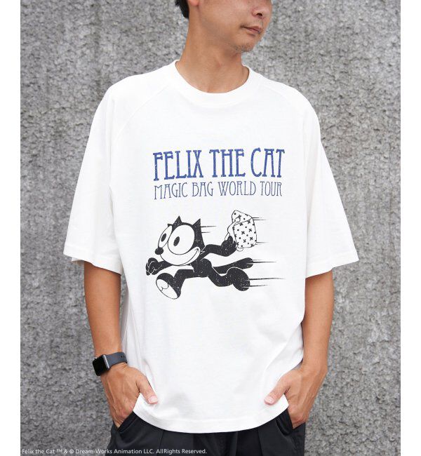 VENCE share style「&rdquo;Felix the cat&rdquo; フィリックス・ザ・キャット / ラグランTシャツ」|Tシャツ・カットソー|