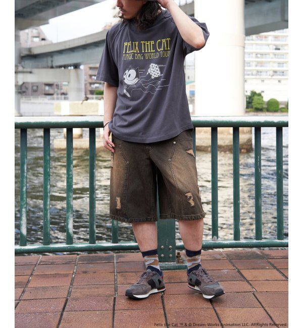 VENCE share style「&rdquo;Felix the cat&rdquo; フィリックス・ザ・キャット / ラグランTシャツ」|Tシャツ・カットソー|