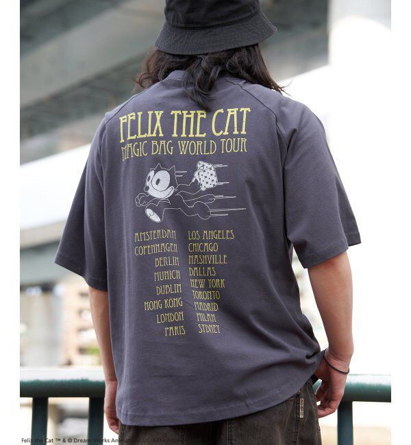 VENCE share style「&rdquo;Felix the cat&rdquo; フィリックス・ザ・キャット / ラグランTシャツ」|Tシャツ・カットソー|