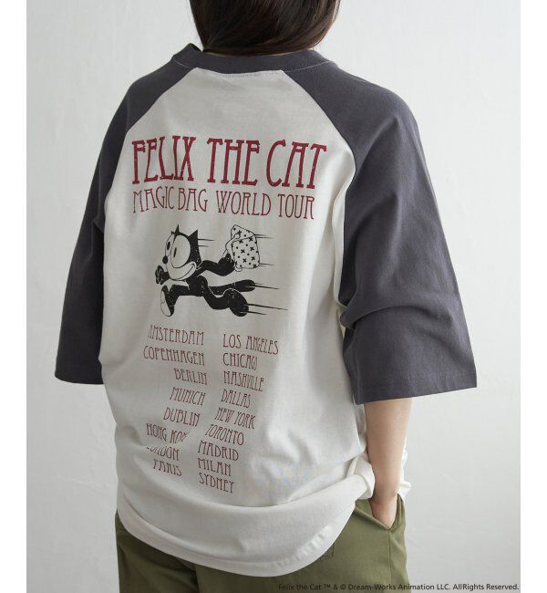 VENCE share style「&rdquo;Felix the cat&rdquo; フィリックス・ザ・キャット / ラグランTシャツ」|Tシャツ・カットソー|